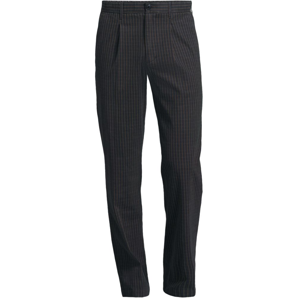 Men's Relaxed Brushed Flannel Pants | Lands' End