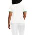 Women's Plus Size Wide Rib Polo Shirt, Back