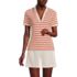 Women's Wide Rib Polo Shirt, Front