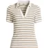 Women's Wide Rib Polo Shirt, Front