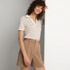 Women's Wide Rib Polo Shirt, alternative image