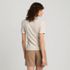 Women's Wide Rib Polo Shirt, Back