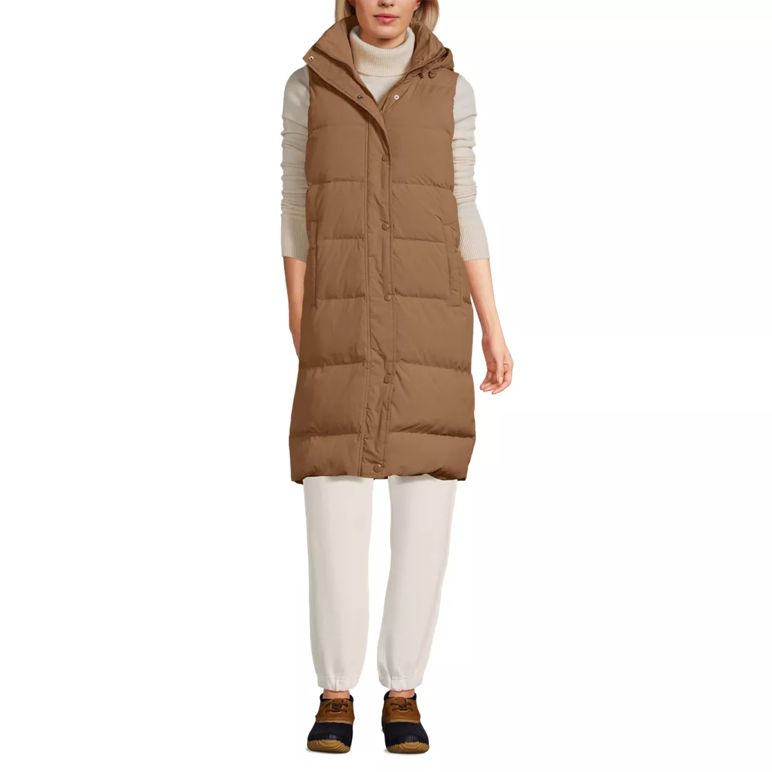 Women's Wide Channel 600 Down Puffer Long Vest