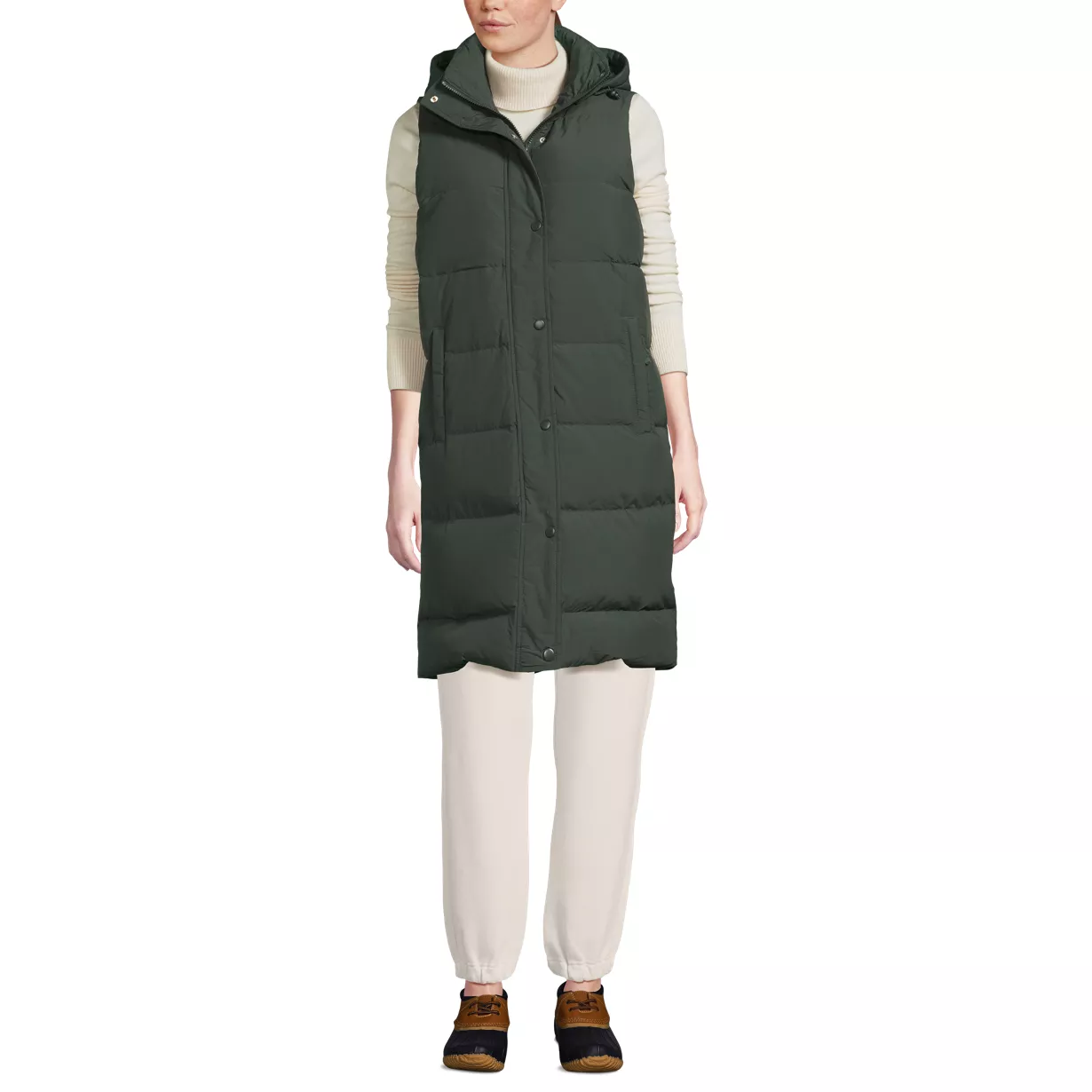 Women's Wide Channel 600 Down Puffer Long Vest