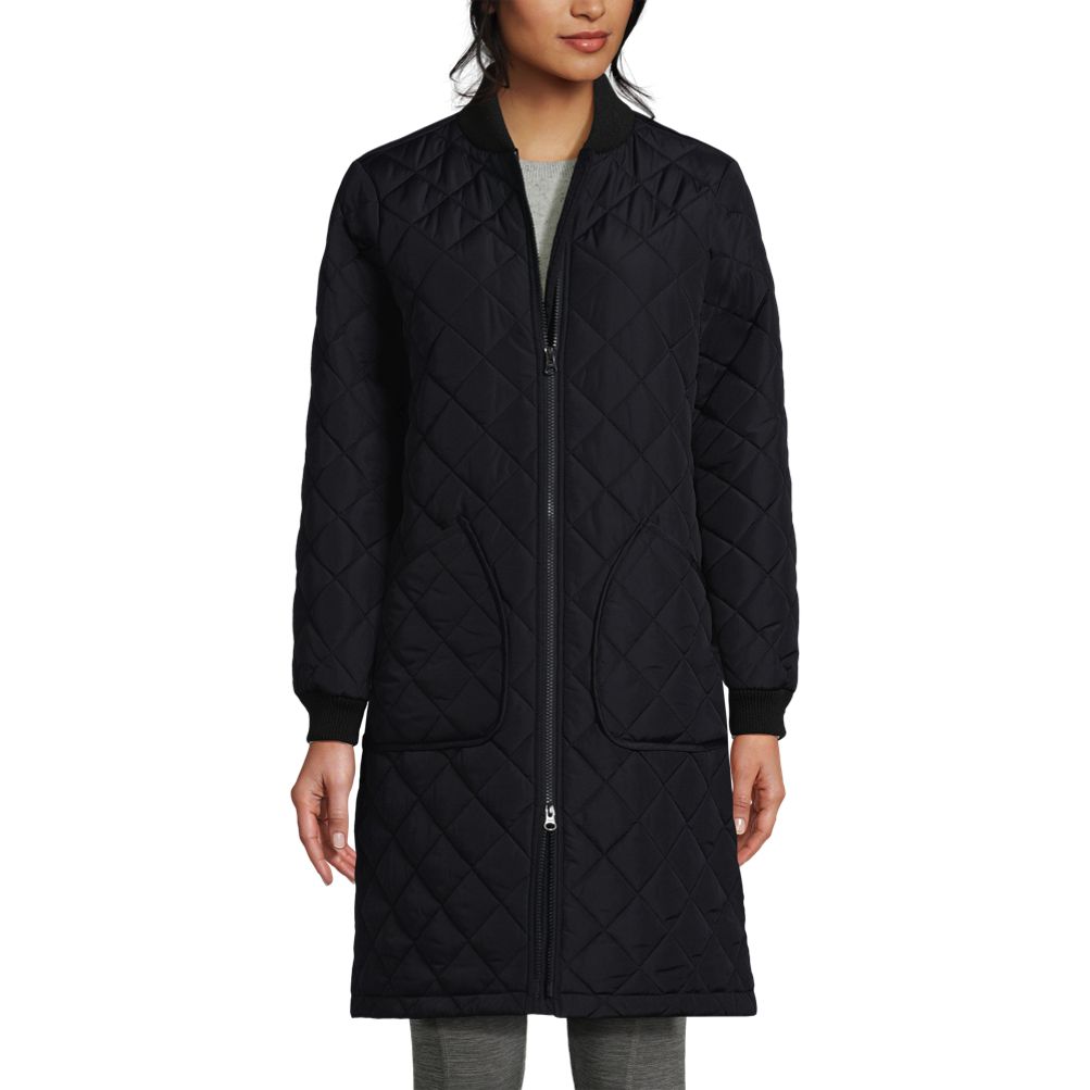 Women s FeatherFree Insulated Bomber Coat Lands End