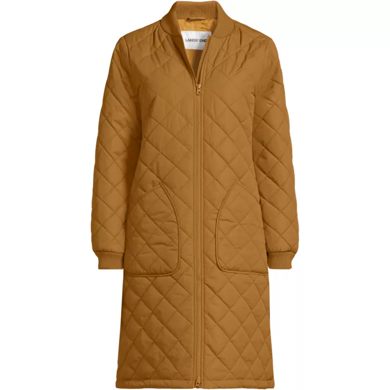 Women's Petite FeatherFree Insulated Bomber Coat, Front
