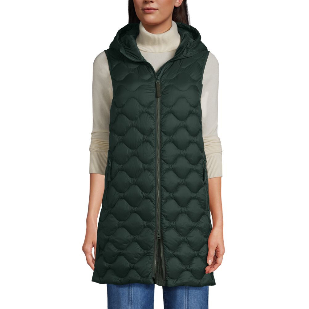 Extra long down vests shops