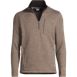 Men's Sweater Fleece Quarter Zip Pullover, Front