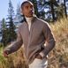 Men's Sweater Fleece Quarter Zip Pullover, alternative image