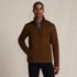 Men's Sweater Fleece Quarter Zip Pullover, Front