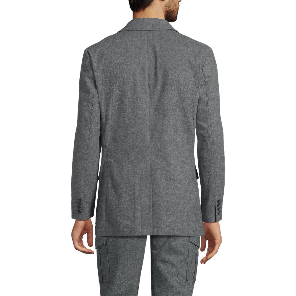 Men's Textured Dobby Blazer | Lands' End