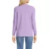 Women's Cotton Relaxed Long Sleeve Crew Neck, Back