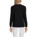 Women's Cotton Relaxed Long Sleeve Crew Neck, Back