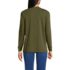 Women's Cotton Relaxed Long Sleeve Crew Neck, Back