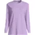 Women's Cotton Relaxed Long Sleeve Crew Neck, Front