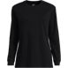 Women's Cotton Relaxed Long Sleeve Crew Neck, Front