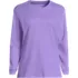 Women's Cotton Relaxed Long Sleeve Crew Neck, Front