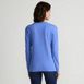 Women's Cotton Relaxed Long Sleeve Crew Neck, Back