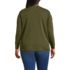 Women's Plus Size Cotton Relaxed Long Sleeve Crew Neck, Back