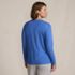 Women's Plus Size Cotton Relaxed Long Sleeve Crew Neck, Back