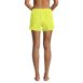 Women's Woven Packable 3" Dolphin Hem Swim Cover-up Shorts, Back