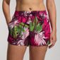 Women's Woven Packable 3" Dolphin Hem Swim Cover-up Shorts