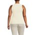 Women's Plus Size Drapey Rib Skimming Tank Top, Back