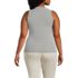 Women's Plus Size Drapey Rib Skimming Tank Top, Back