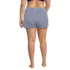 Women's Plus Size 3" Packable Cover-up Swim Shorts, Back