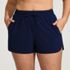 Women's Plus Size 3" Packable Cover-up Swim Shorts, Front