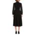 Women's Lurex Chiffon V Neck Midi Dress, Back