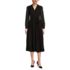 Women's Lurex Chiffon V Neck Midi Dress, Front