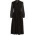 Women's Plus Size Lurex Chiffon V Neck Midi Dress, Front