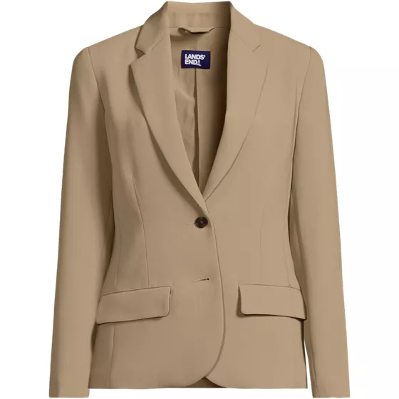 Women's Plus Size Crepe Fluid Blazer - primary