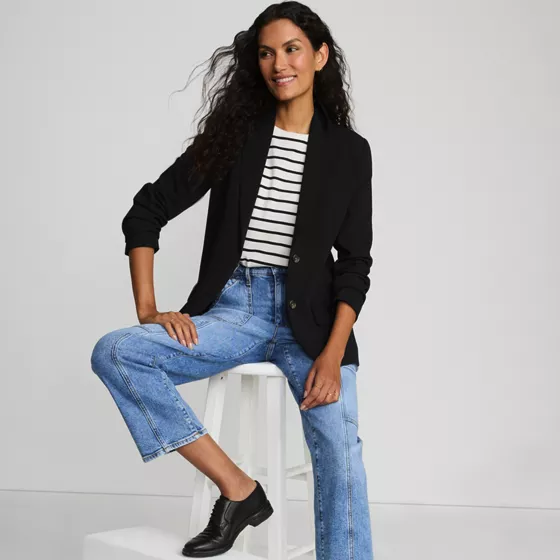 Women's Crepe Blazer - primary