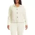Women's Plus Size Corduroy Cropped Button Front Jacket, Front