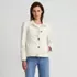 Women's Corduroy Cropped Button Front Jacket, Front