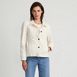 Women's Corduroy Cropped Button Front Jacket, Front