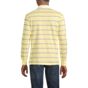 Men's Long Sleeve Textured Rugby Polo