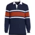 Men's Long Sleeve Lightweight Slub Rugby Polo, Front