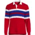 Men's Long Sleeve Lightweight Slub Rugby Polo, Front