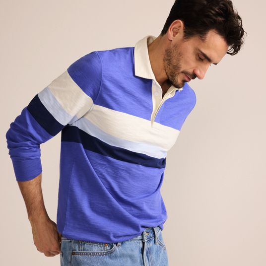 Women's 3/4 Sleeve Supima Cotton Polo Shirt | Lands' End