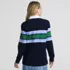 Men's Long Sleeve Lightweight Slub Rugby Polo, Back