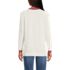 Women's Fine Gauge Cotton Cardigan with Tipping Sweater, Back