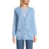 Women's Fine Gauge Cotton Cardigan with Tipping Sweater, Front