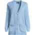 Women's Fine Gauge Cotton Cardigan with Tipping Sweater, Front