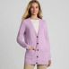 Women's Fine Gauge Cotton Cardigan with Tipping Sweater, Front