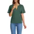 Women's Supima Notch Neck T-shirt, Front