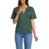 Women's Supima Notch Neck T-shirt, Front