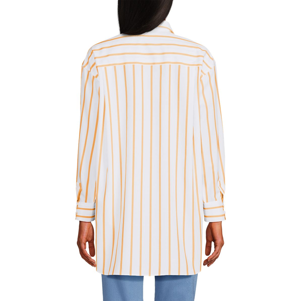 Women's No Iron Poplin Extra Long Tunic